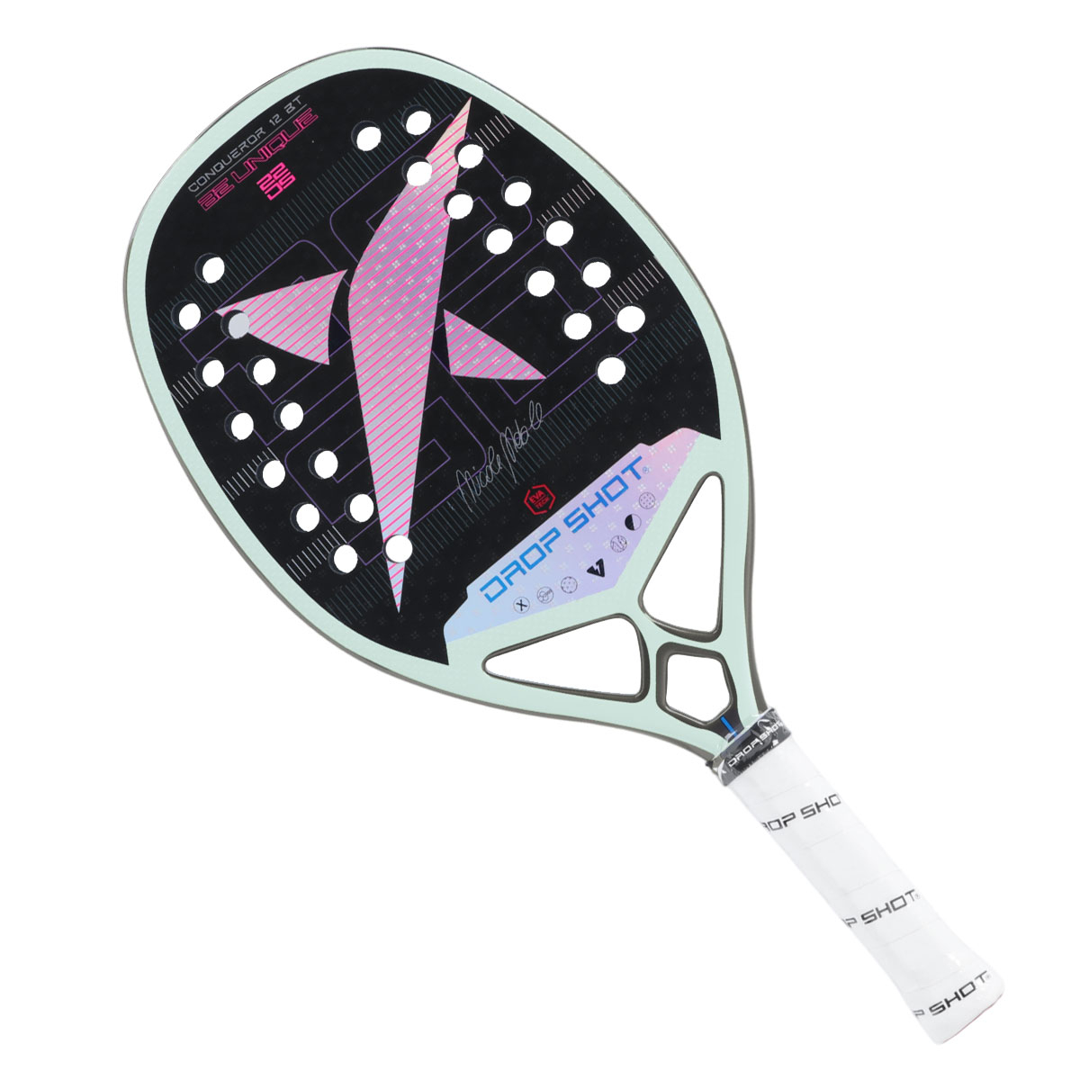 Raquete de beach tennis Drop Shot CONQUEROR 12.0 - Nicole Nobile